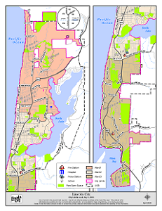 Lincoln City CityMap8x11