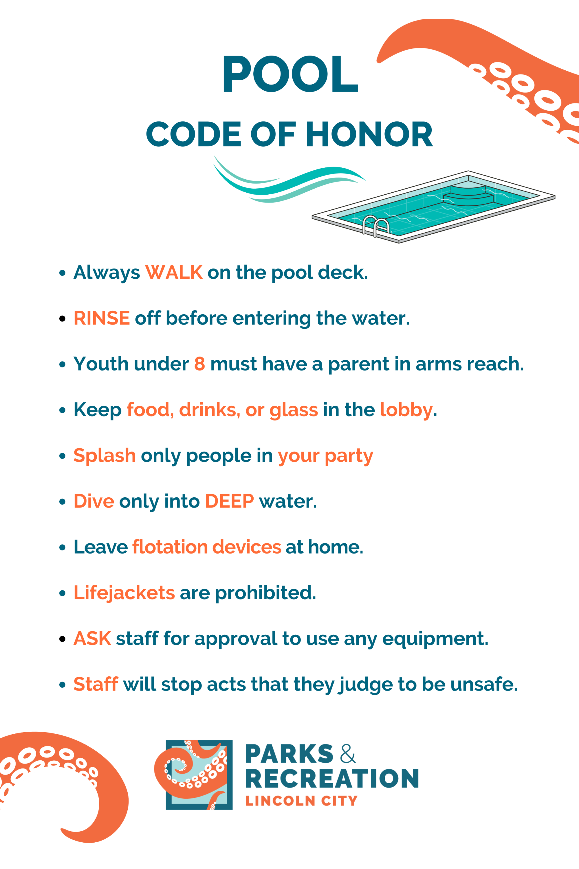 Diving Board Rules