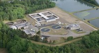 Aerial View of Lincoln City Wastewater Treatment Plant